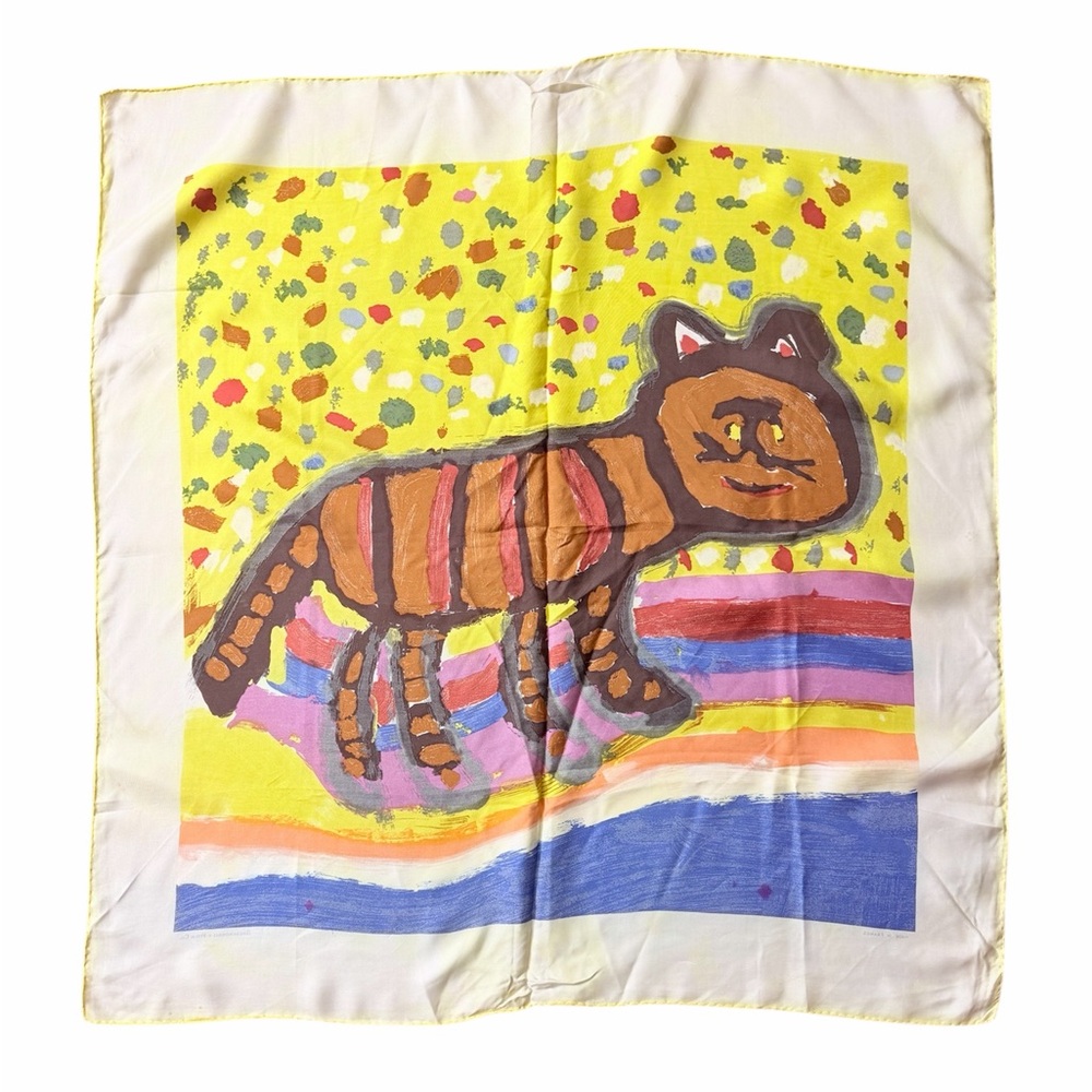 Vintage Abercrombie & Fitch Silk Scarf - Picture 7 of 7